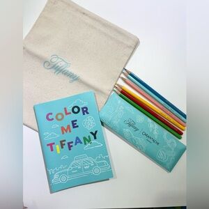 Tiffany &Co. Coloring Book & Colored Pencils Set